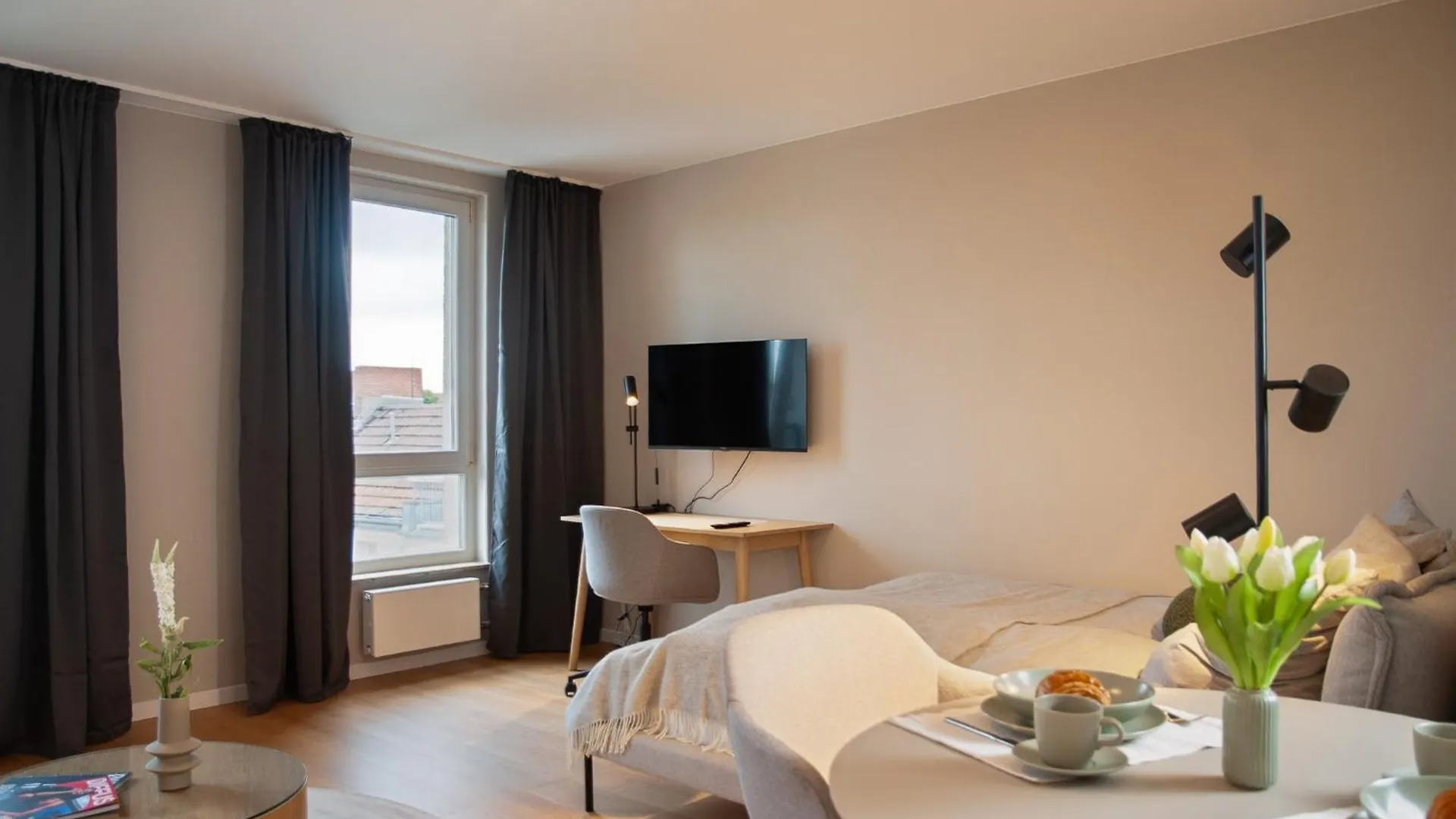 Modernes Studio Apartment Berlin Mitte 37M2 - U-Bahn Leopoldplatz By Rooms Berlin